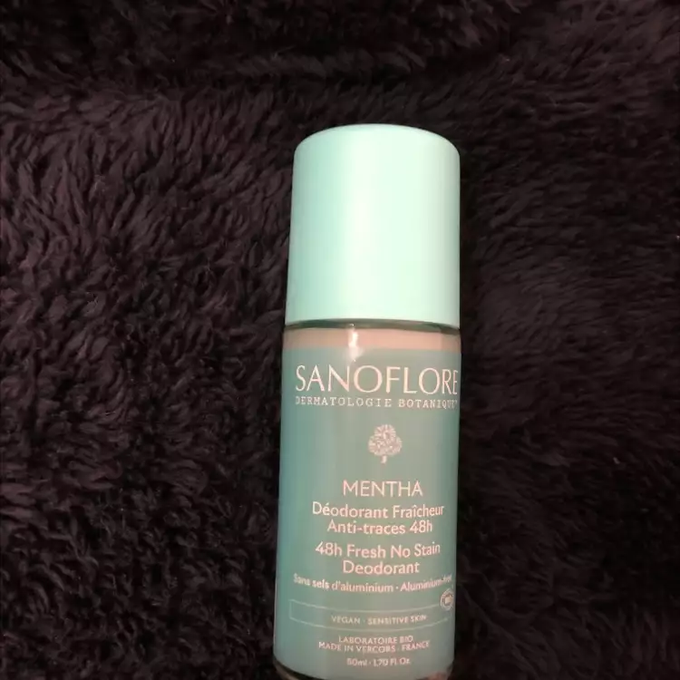 SANOFLORE - Mentha - Déodorant fraîcheur anti-traces 48h