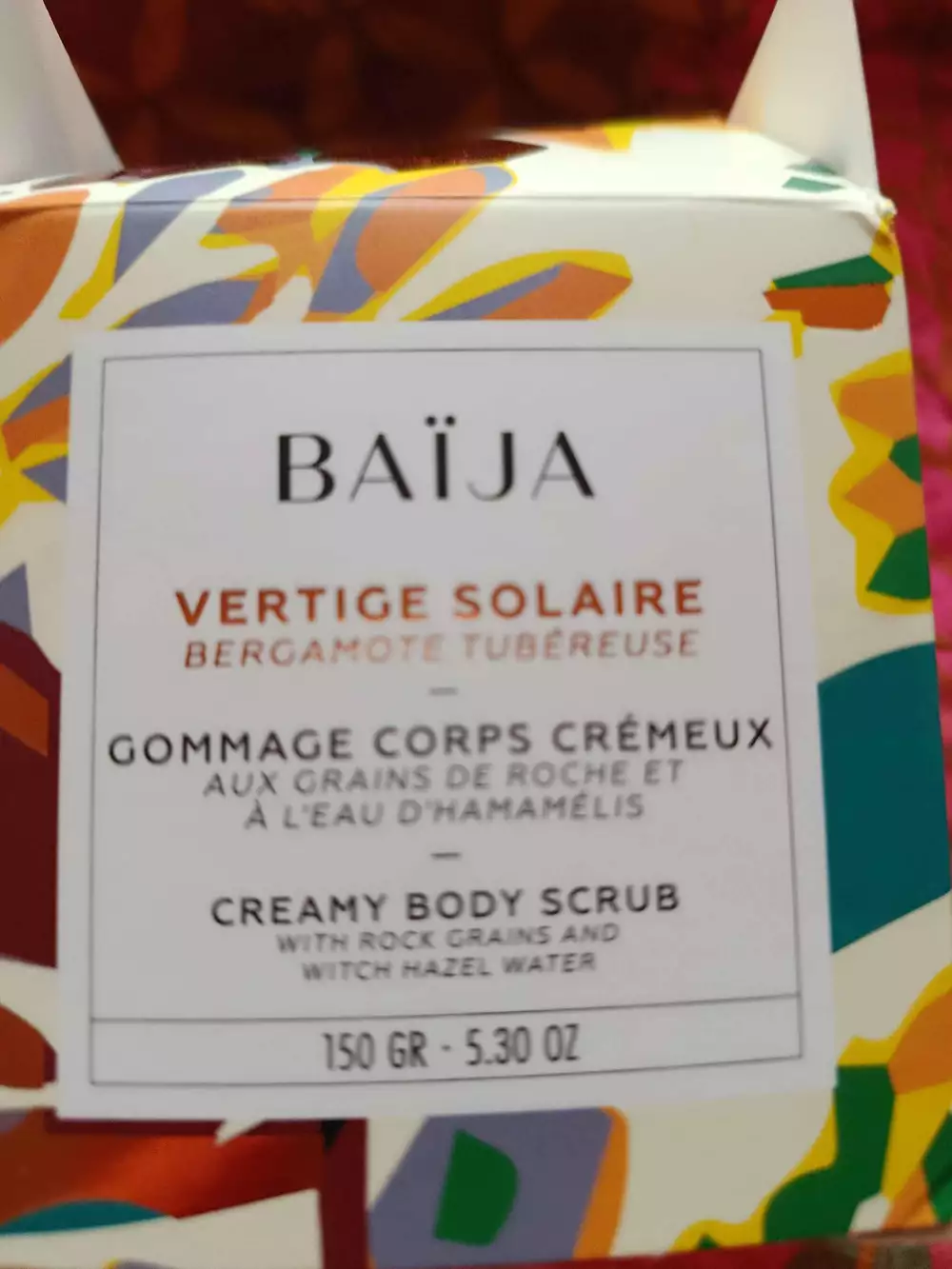 BAIJA - Vertige solaire - Gommage corps crémeux