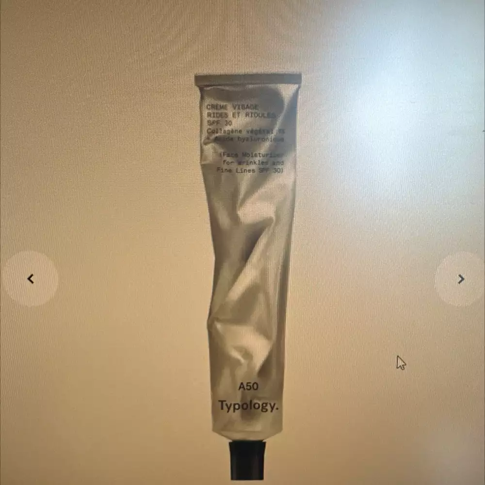 TYPOLOGY - A50 - Crème visage rides et ridules SPF 30