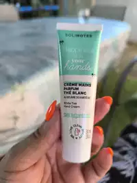 SOLINOTES - Crème mains parfum thé blanc