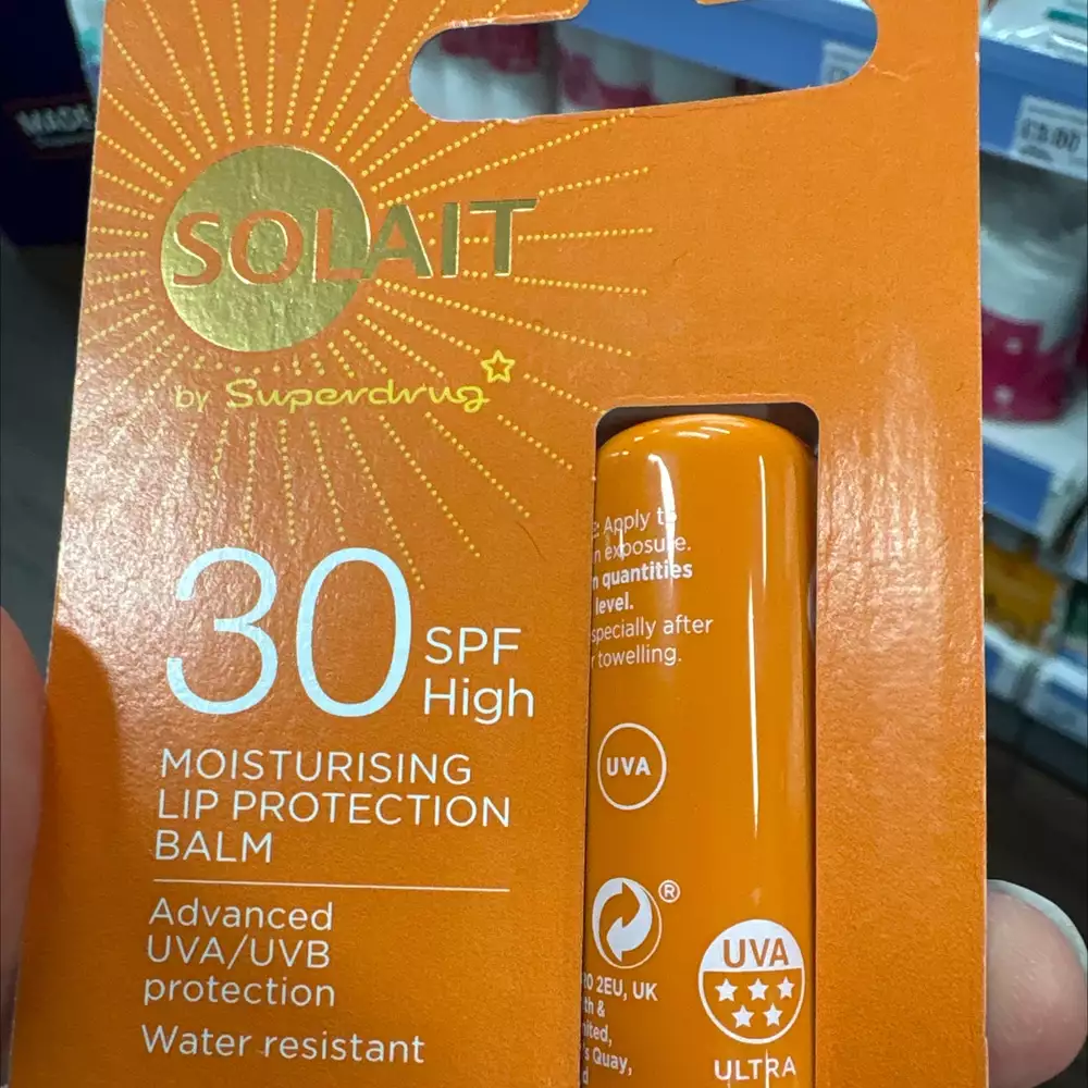 SOLAIT BY SUPERDRUG - Moisturising lip protection balm spf30