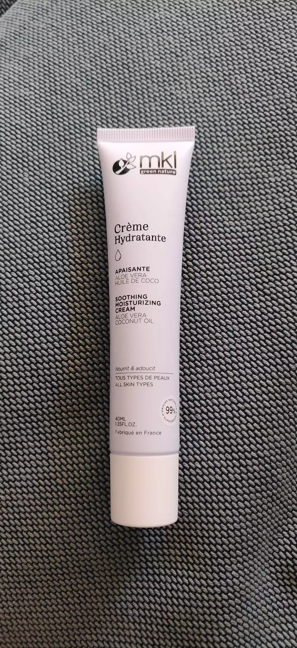 MKL - Crème hydratante apaisante aloe vera huile de coco