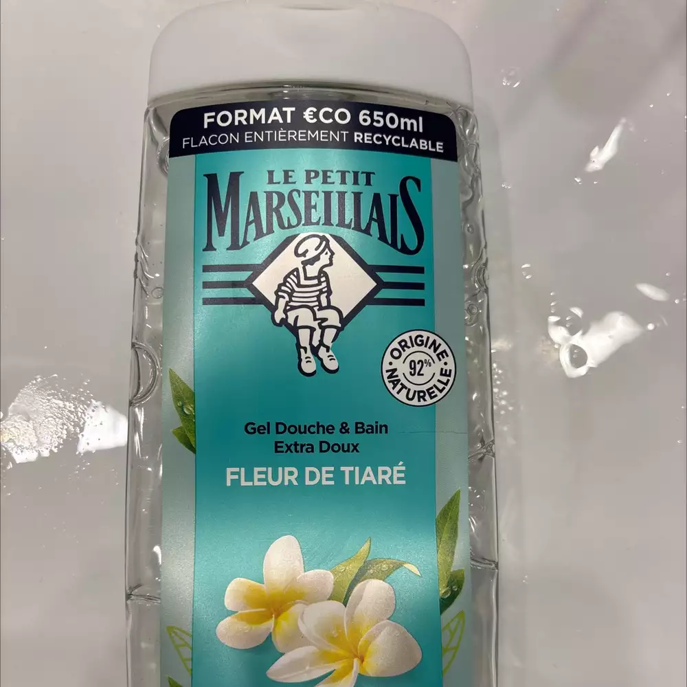 LE PETIT MARSEILLAIS - Gel douche et bain extrait doux fleur de tiaré