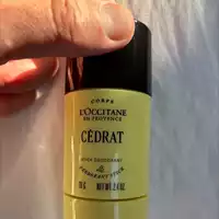L'OCCITANE EN PROVENCE - Cédrat - Stick déodorant