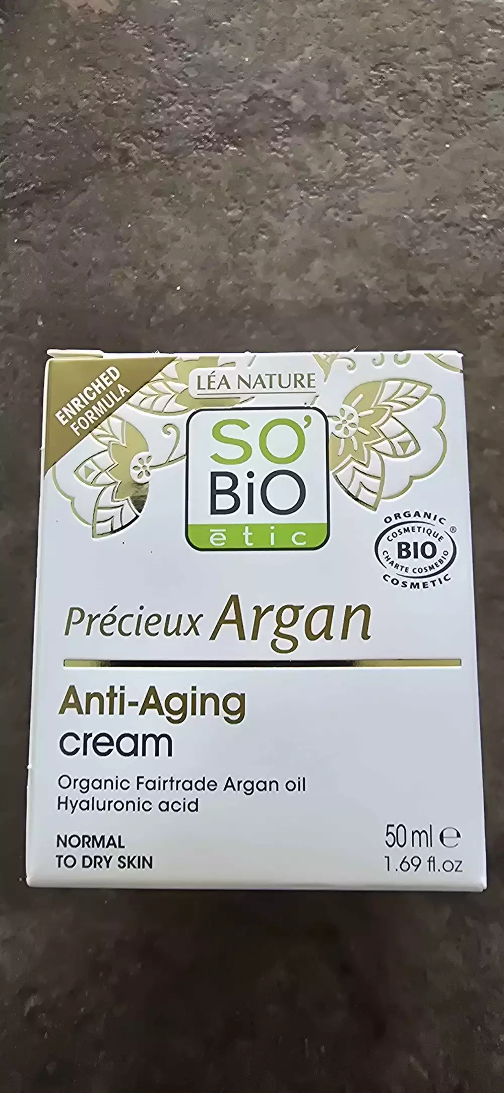 SO'BIO ÉTIC - Précieux argan - Anti-aging cream