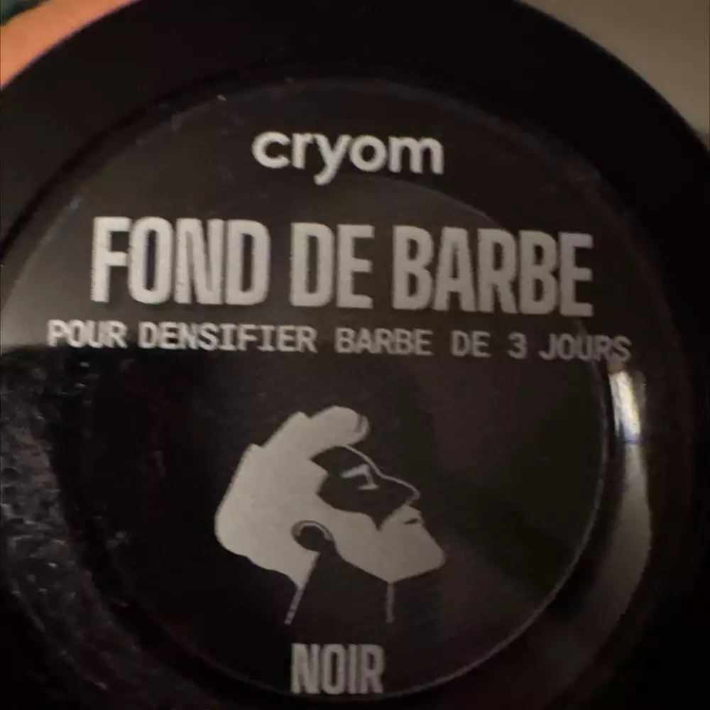 CRYOM - Fond de barbe noir