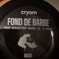 CRYOM - Fond de barbe noir