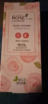 FLOSLEK - Rose - Sérum vitamin 3 en 1