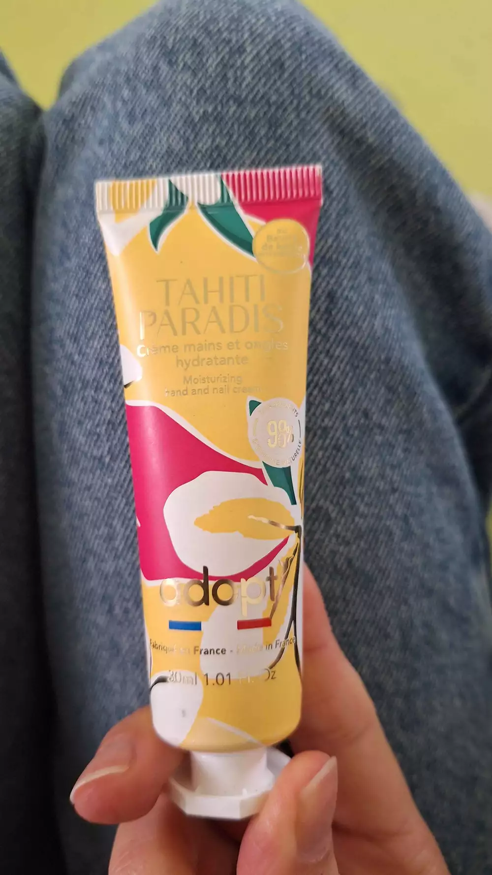 ADOPT' - Tahiti paradis - Crème mains et ongles hydratante