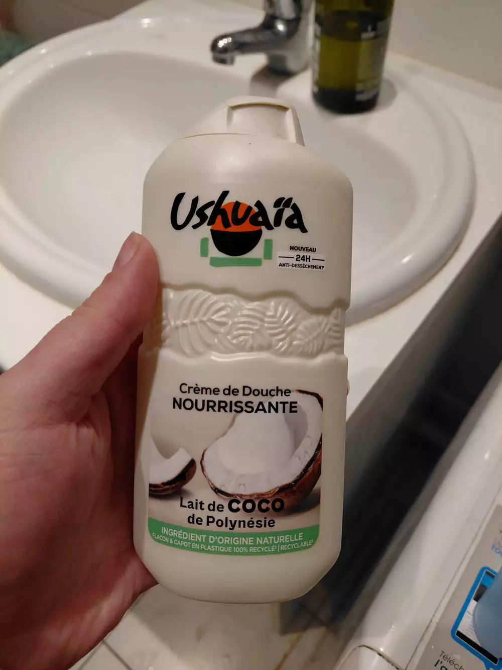 USHUAÏA - Lait de coco de polynésie - Crème de douche nourrissante