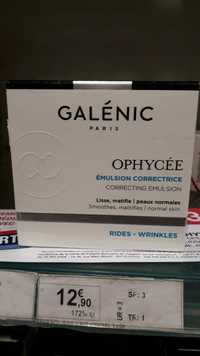 GALÉNIC - Ophycée - émulsion correctrice