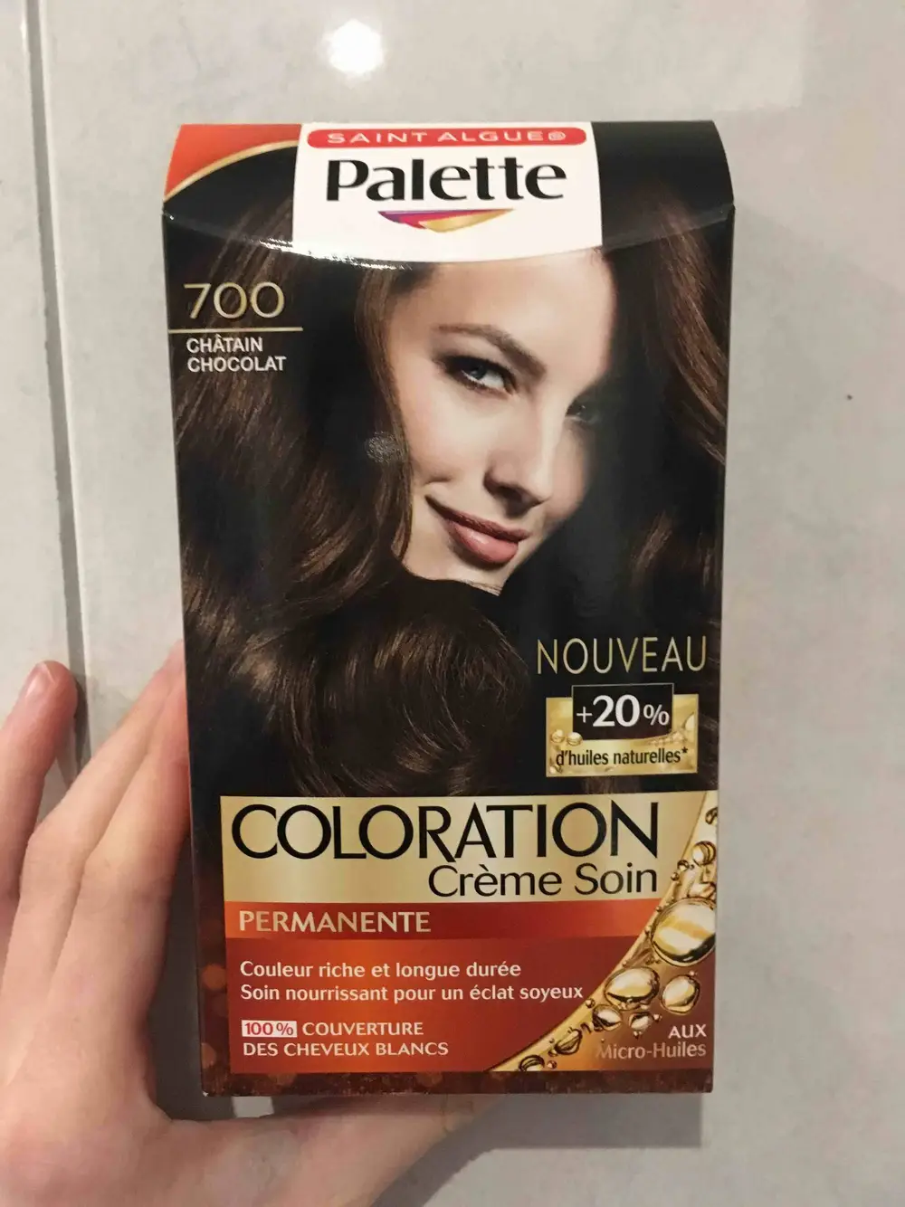 SAINT ALGUE - Palette - Coloration permanente 700 châtin chocolat