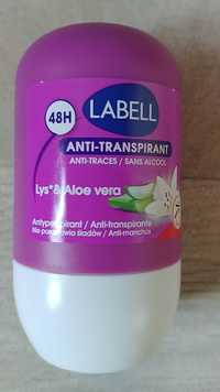LABELL - Déodorant anti-transpirant lys & aloe vera 48h