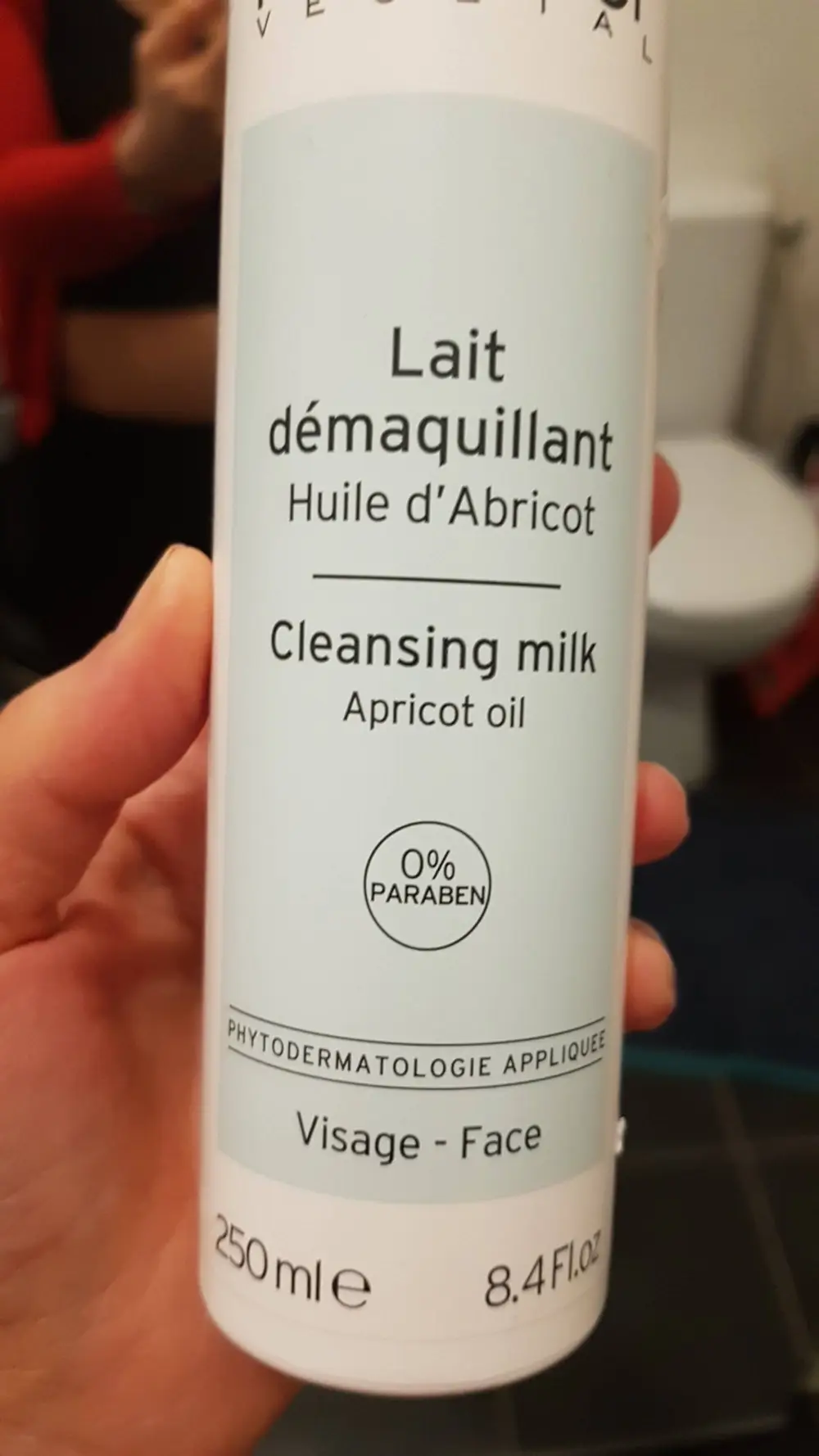 PLACENTOR VÉGÉTAL - Lait démaquillant à l'huile d'abricot