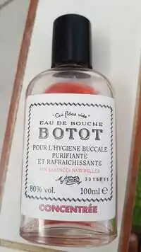 BOTOT - Cui fidas vide - Eau de bouche 