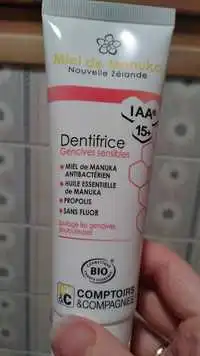 MIEL DE MANUKA - Dentifrice - Gencives sensibles 