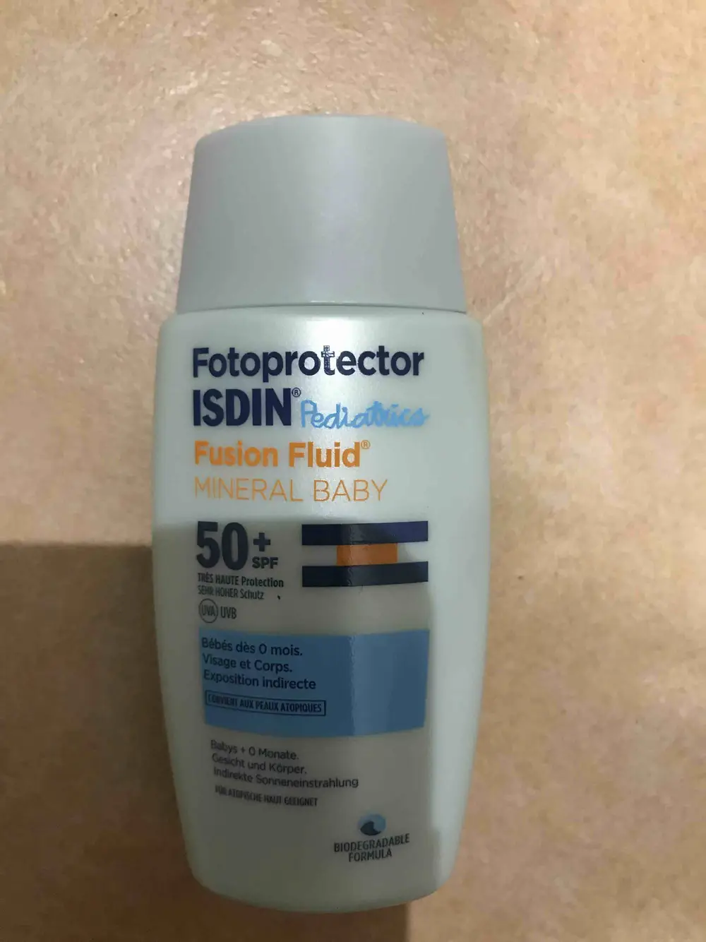 ISDIN - Fotoprotector pediatrics - Fusion fluid mineral baby SPF 50+