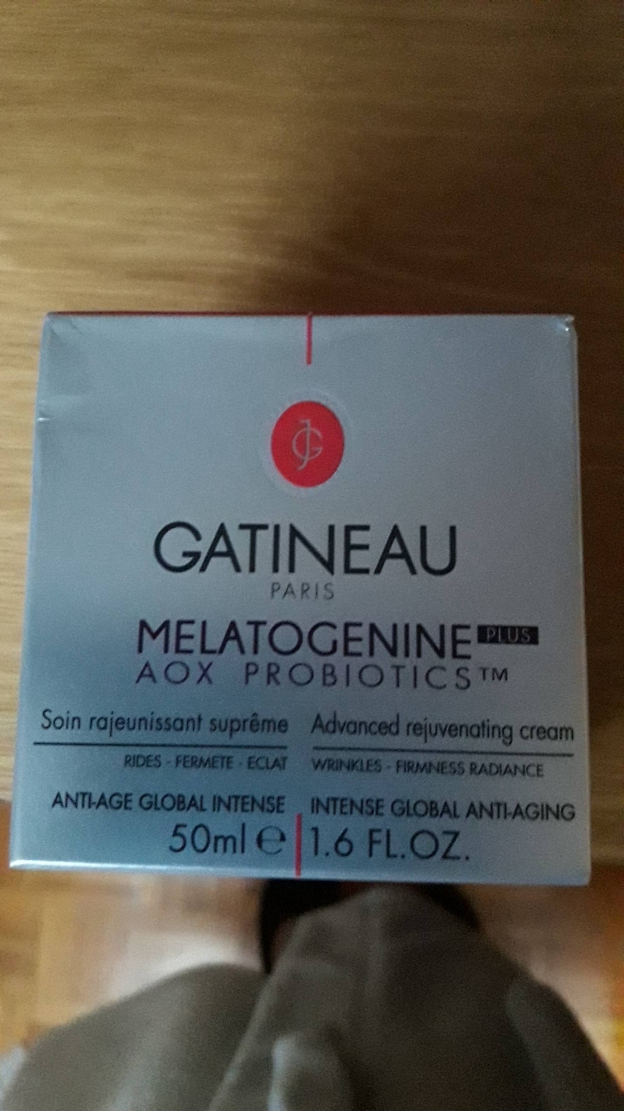 GATINEAU - Melatogenine plus aox probiotics - Anti-age global intense 