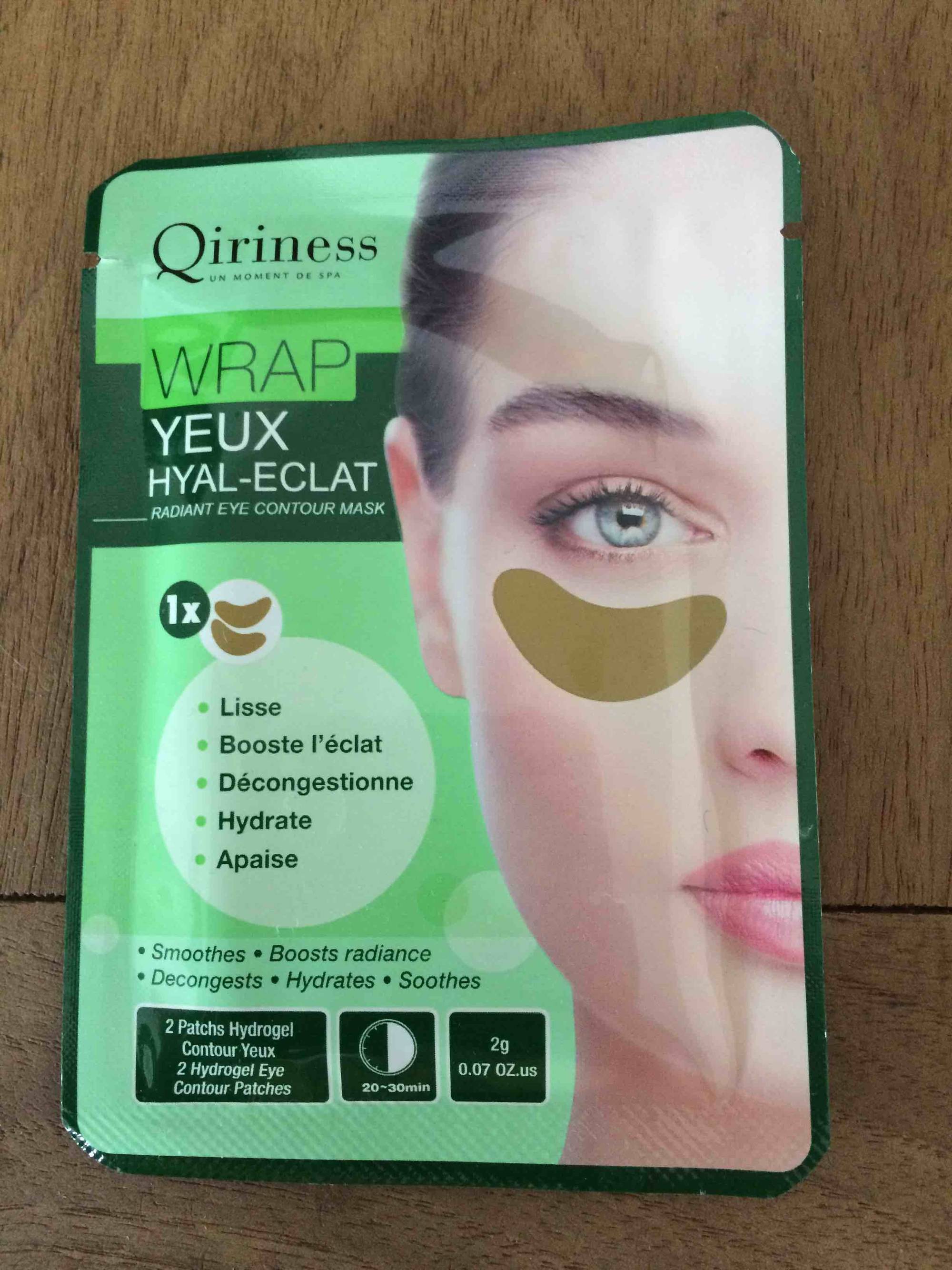 QIRINESS - Wrap yeux hyal-éclat - Radiant eye contour mask