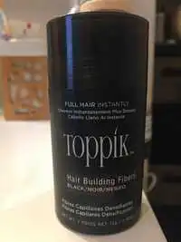 TOPPIK - Hair building fibers - Fibres capillaires densifiantes