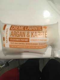 MONOPRIX - Crème lavante argan & karité