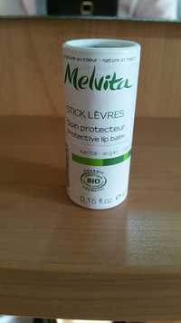 MELVITA - Stick lèvres - Soin protecteur bio