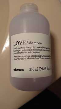 DAVINES - Love - Shampooing lissant pour cheveux rêches ou indisciplinés