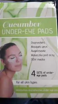 MASCOT EUROPE BV - Cucumber under-eye pads - Masques yeux