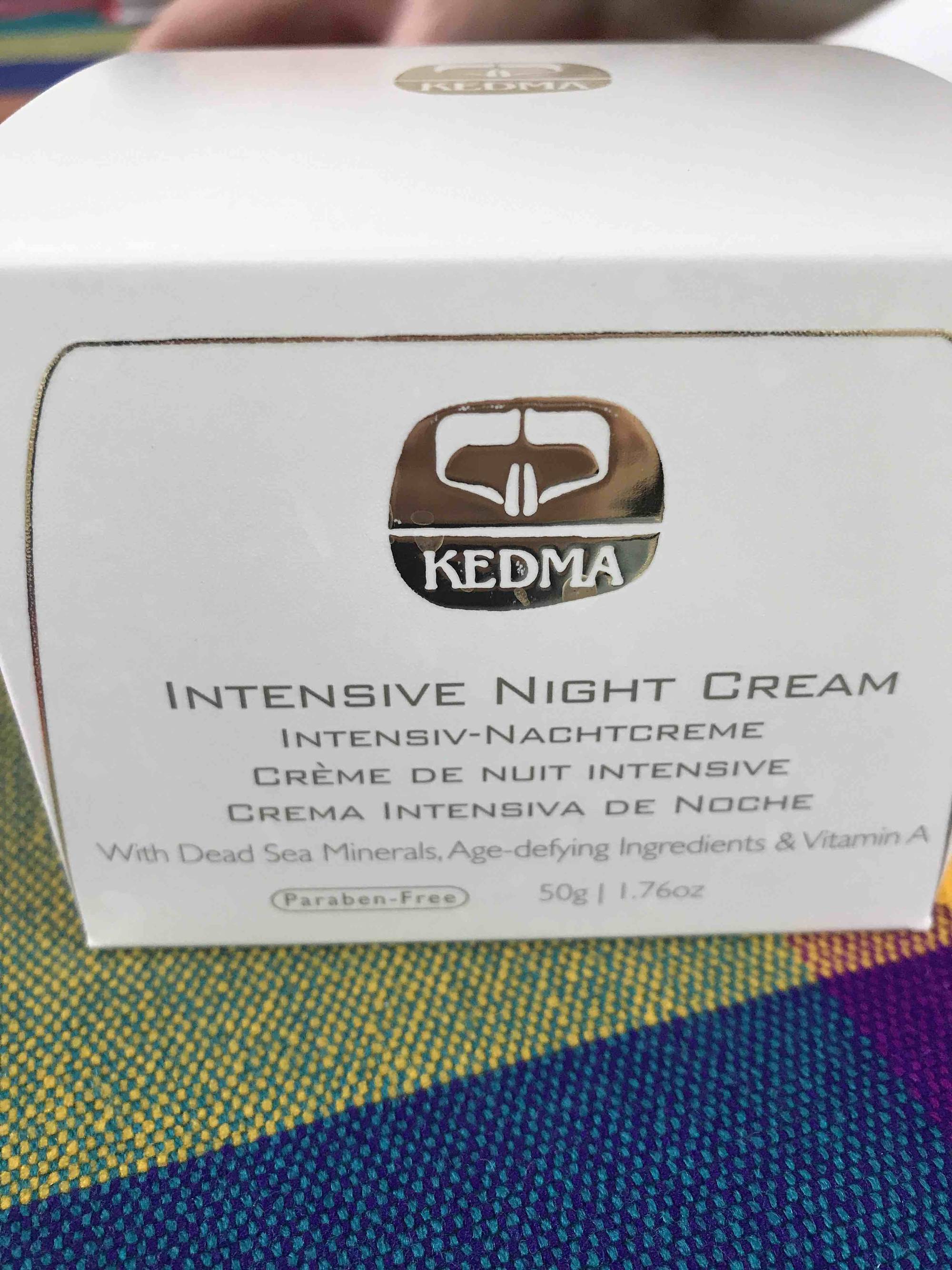 KEDMA - Crème de nuit intensive