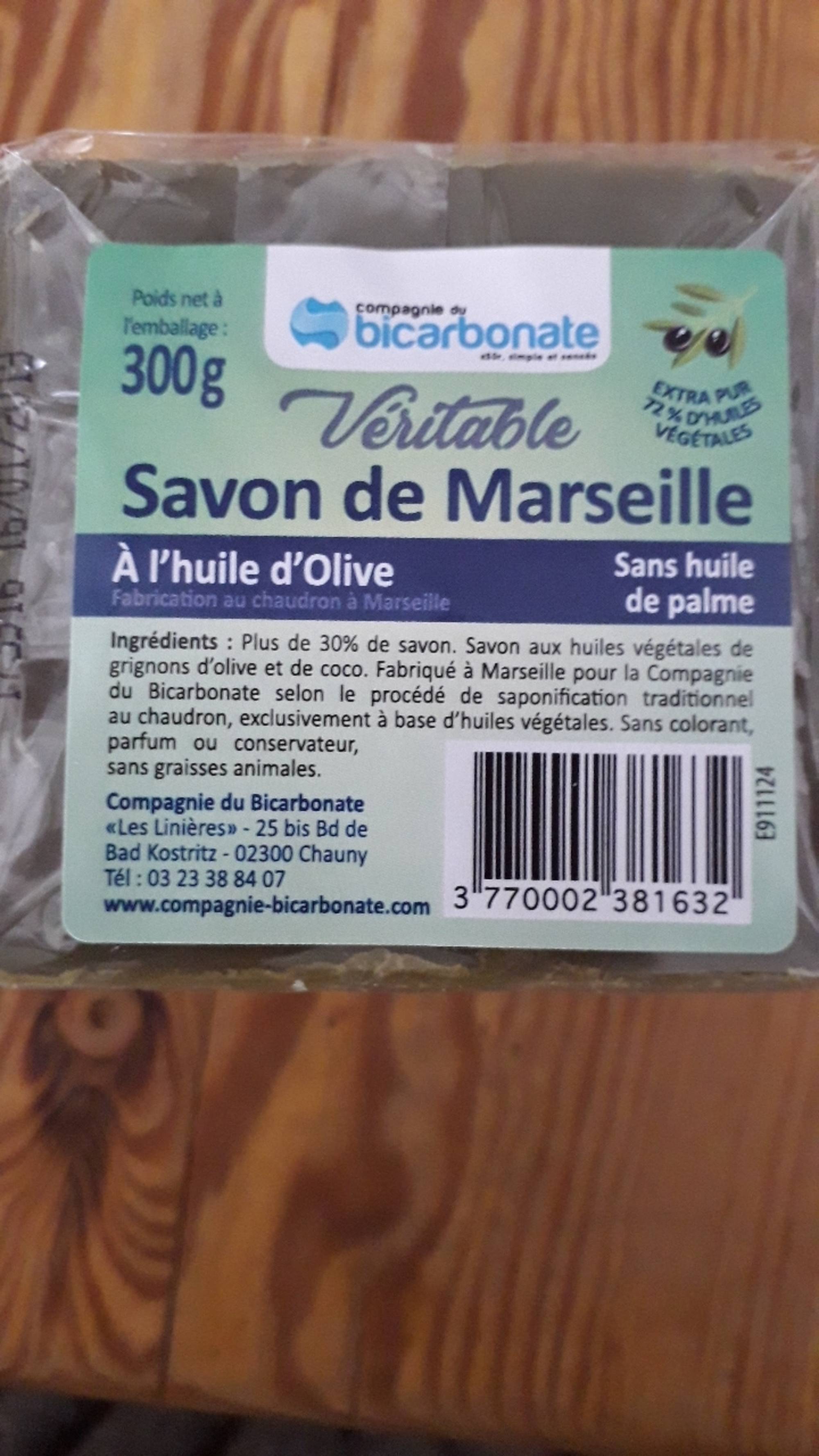 COMPAGNIE DU BICARBONATE - Véritable - Savon de Marseille 