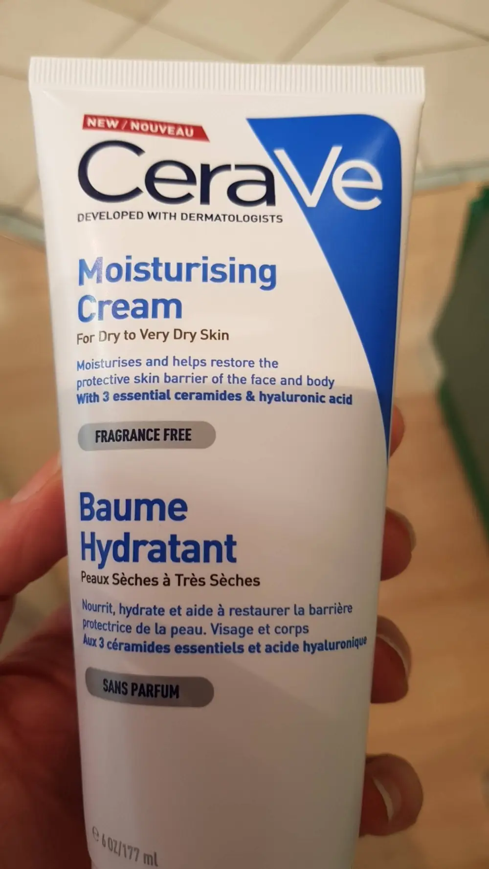 CERAVÉ - Baume hydratant aux 3 céramides essentiels et acide hyaluronique