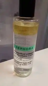 SEPHORA - Démaquillant waterproof - Eau micellaire + huile