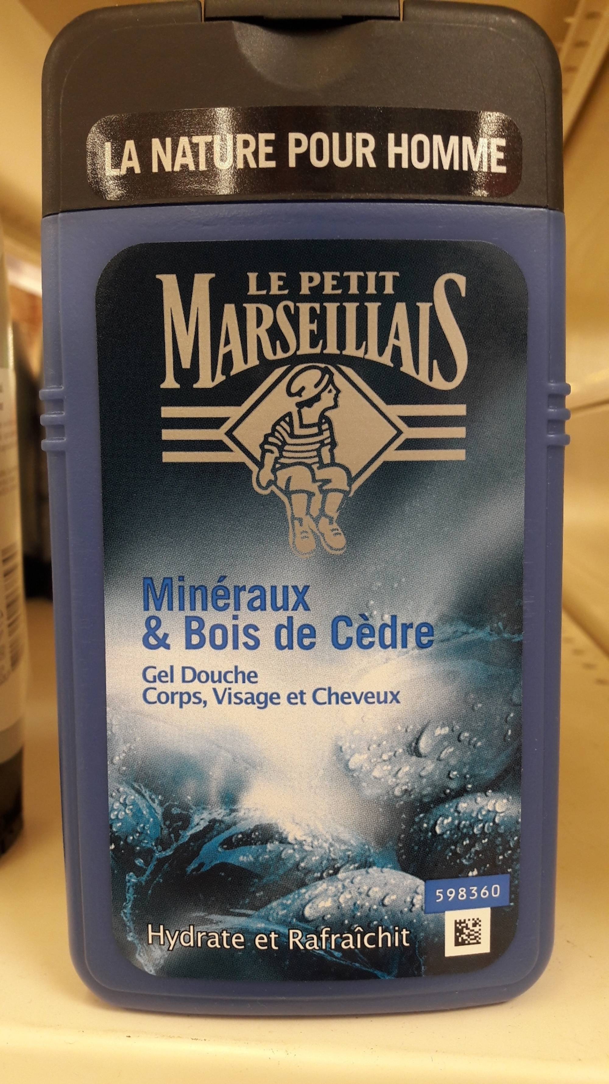 LE PETIT MARSEILLAIS - Homme - Gel douche Minéraux & bois de cèdre