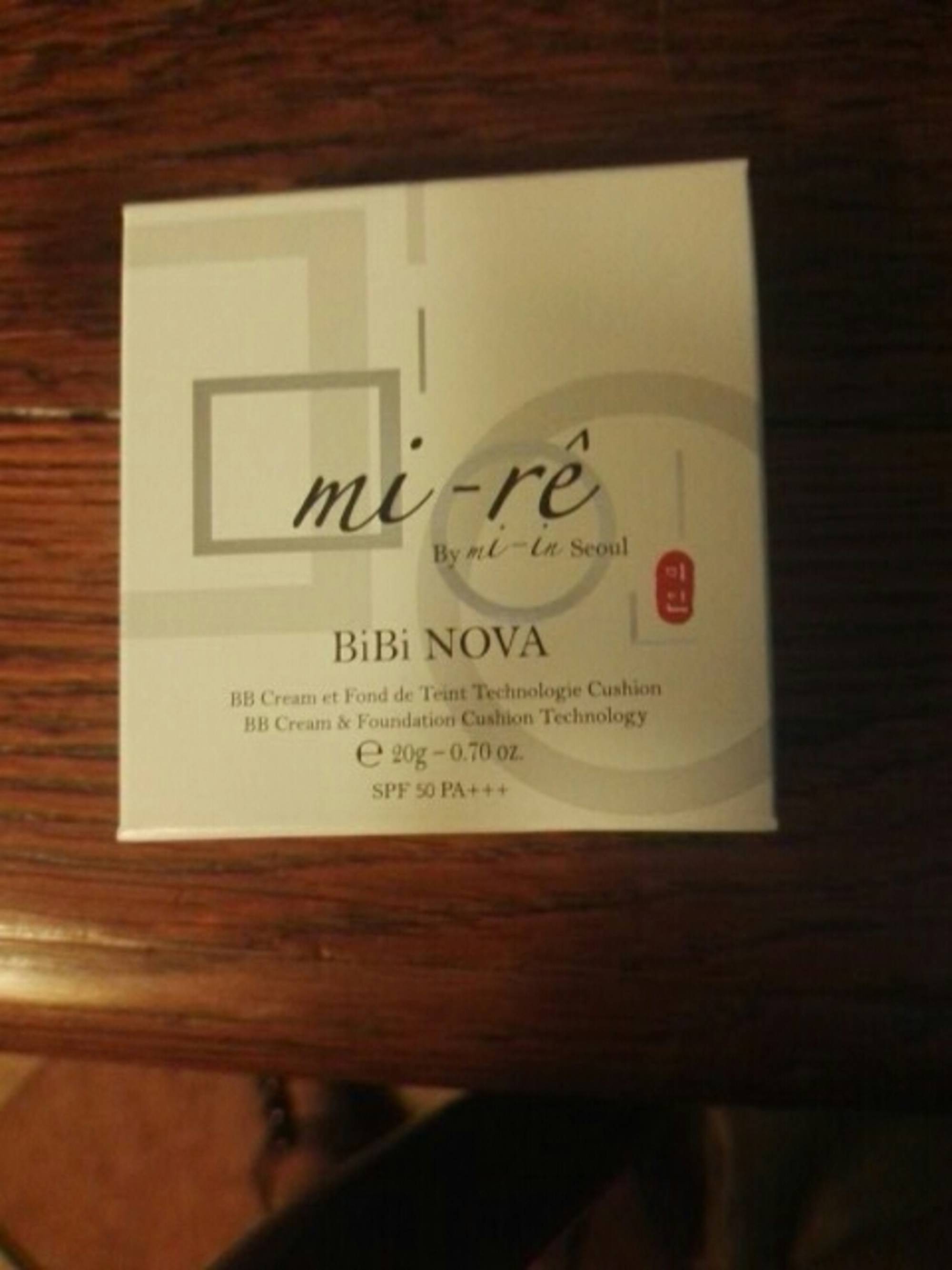 MI-RÊ - Bibi Nova - BB cream et fond de teint SPF 50