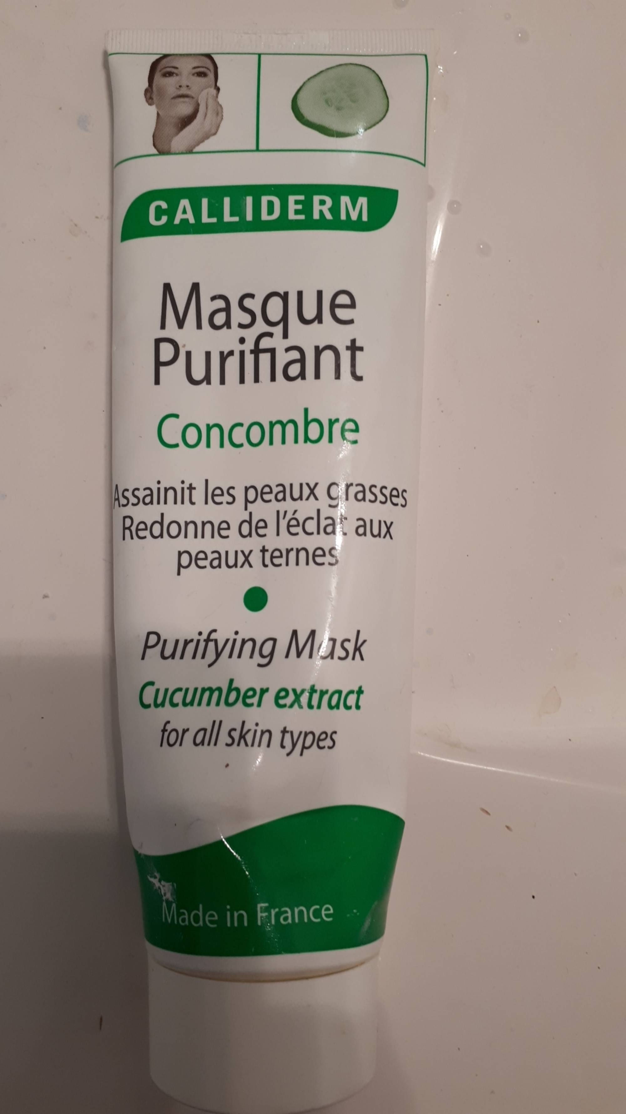 CALLIDERM - Masque purifiant concombre