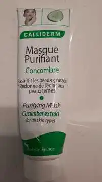 CALLIDERM - Masque purifiant concombre