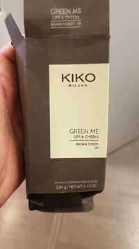 KIKO - Green me lips & cheeks brown forest 05