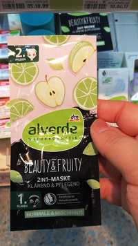 ALVERDE - Beauty & Fruity - 2in1-Maske