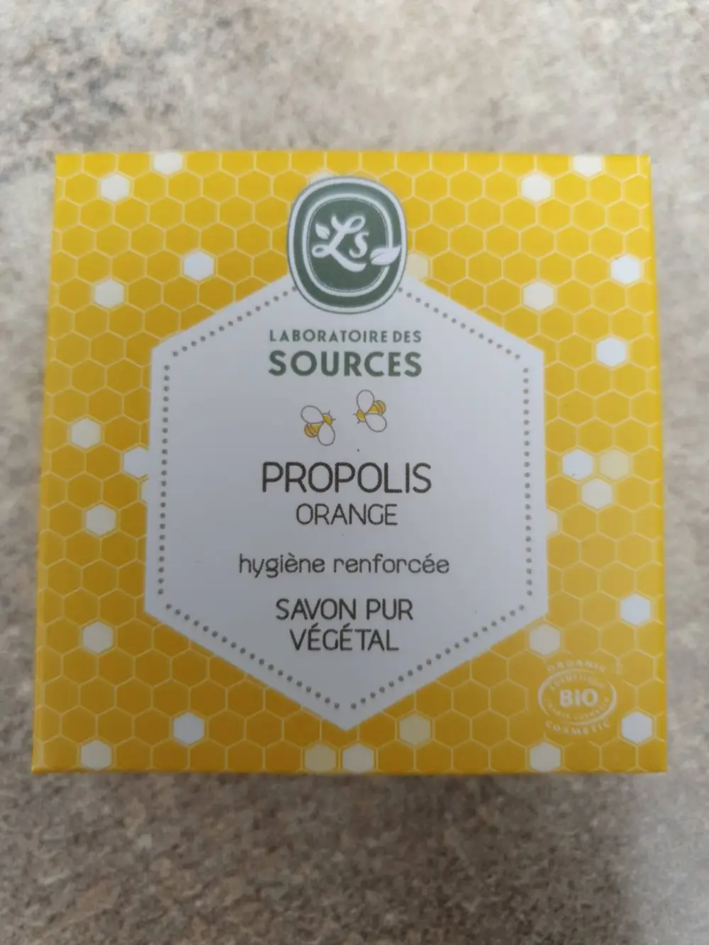 LABORATOIRE DES SOURCES - Propolis orange - Savon pur végétal  