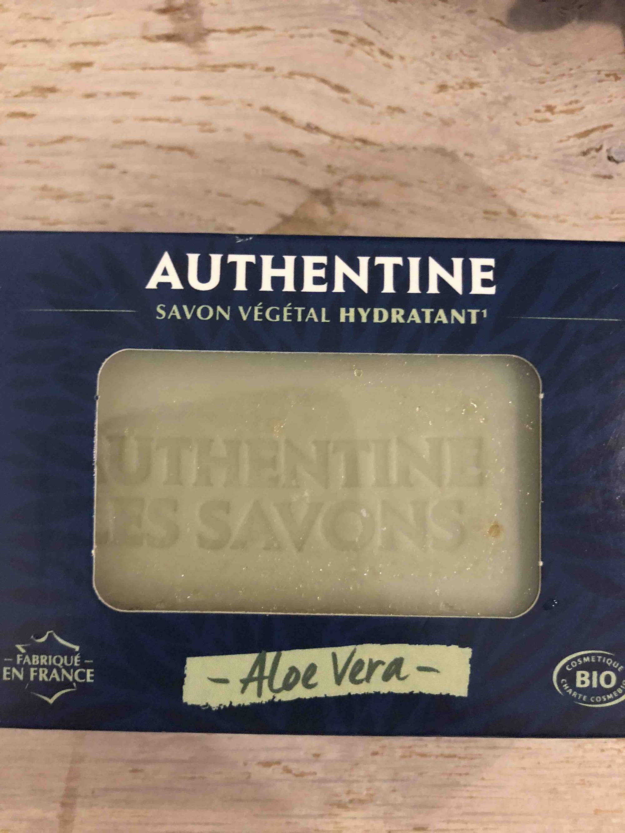 AUTHENTINE - Savon végétal hydratant à l'aloe vera