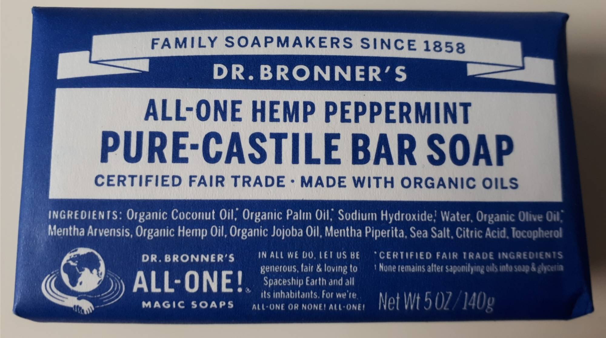 DR. BRONNER'S - Pure-castile bar soap