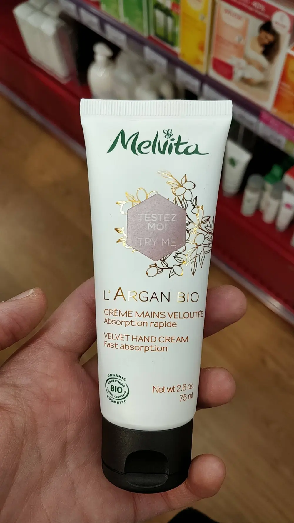 MELVITA - L'argan bio - Crème mains veloutée