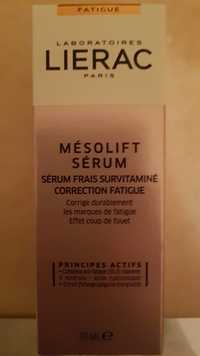 LIÉRAC - Mésolift sérum - Sérum frais survitaminé