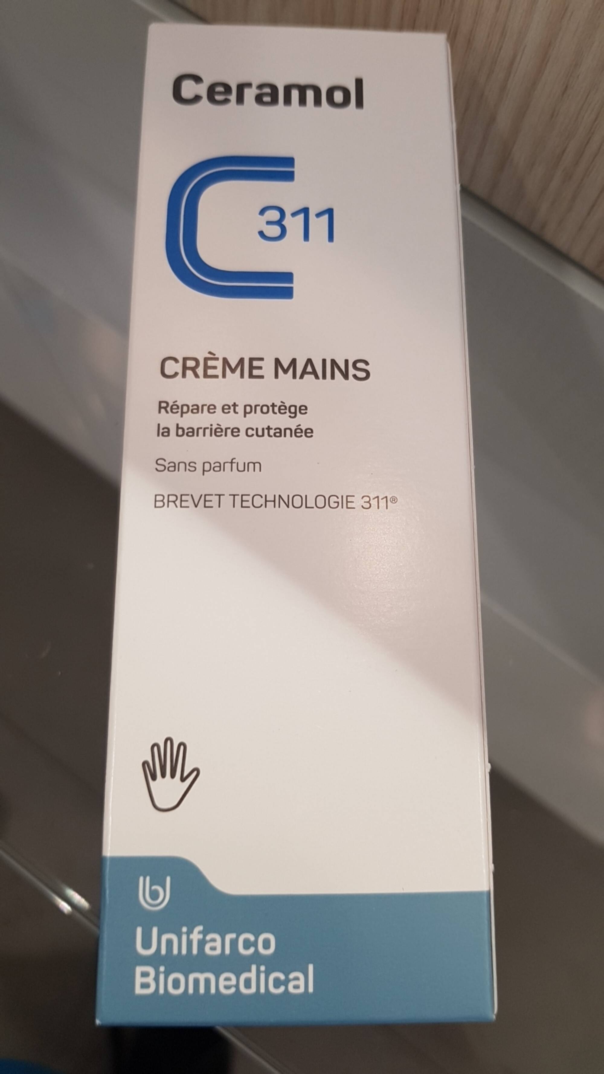 UNIFARCO BIOMEDICAL - Ceramol C311 - Crème mains
