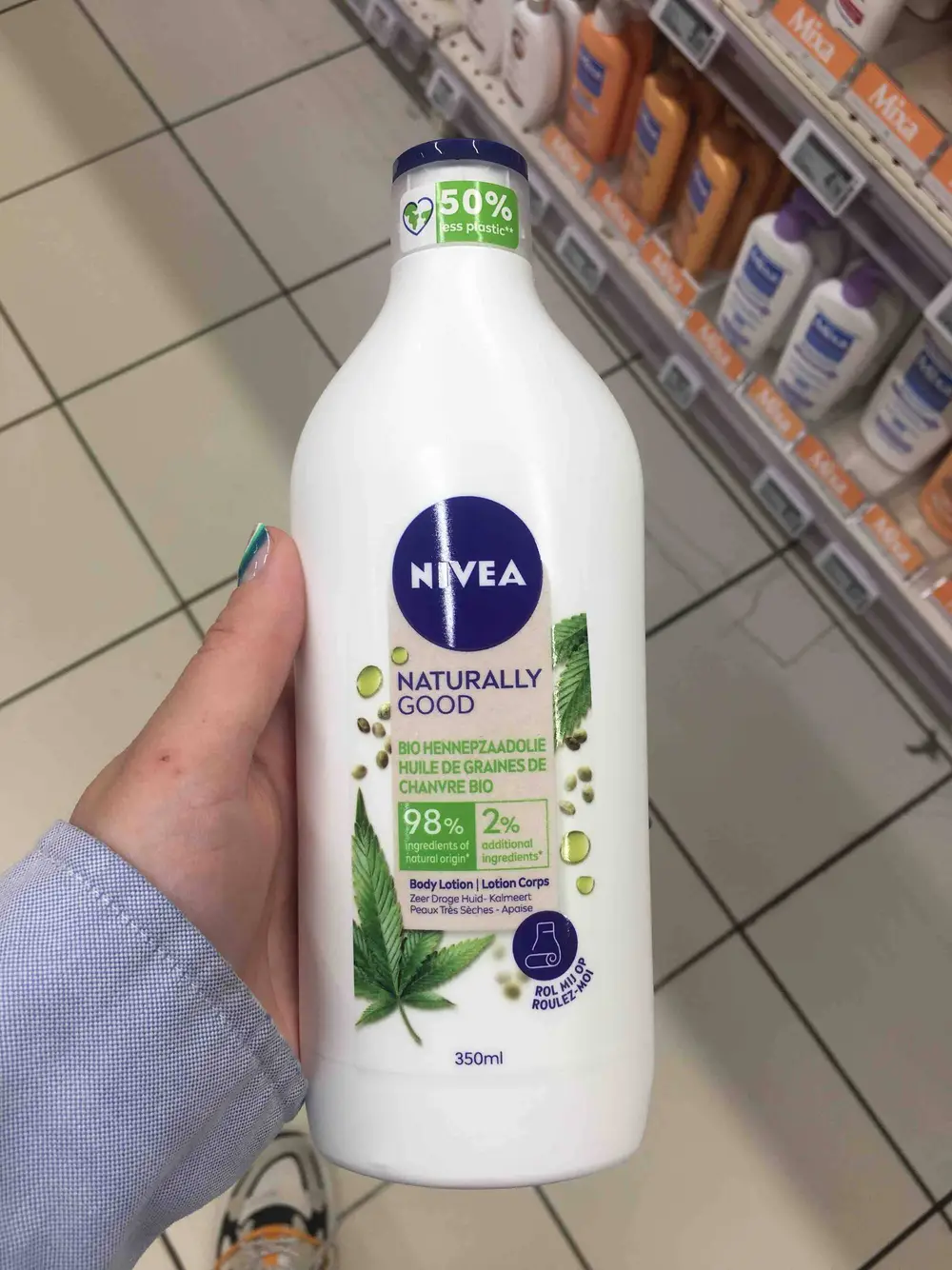 NIVEA - Naturally good - Lotion corps