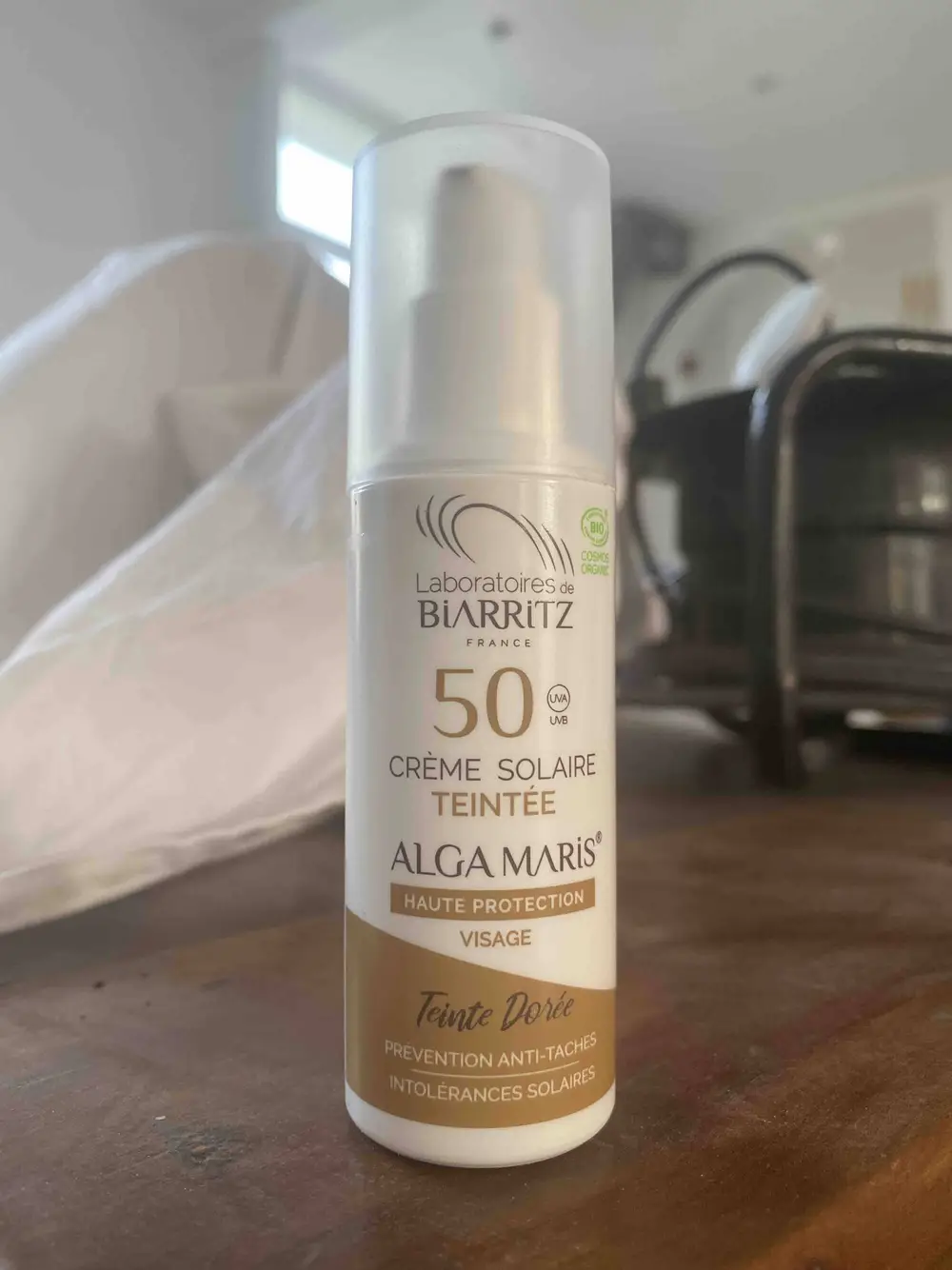 LABORATOIRES DE BIARRITZ - Crème solaire teinte dorée 50