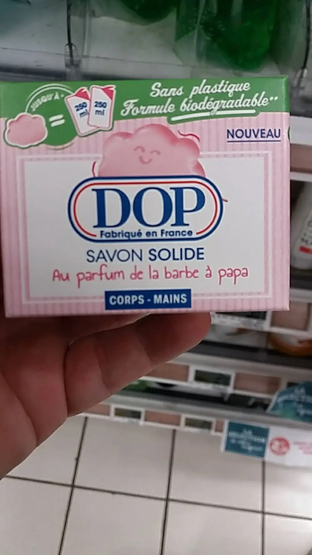 DOP - Savon solide au parfum de la barbe à papa