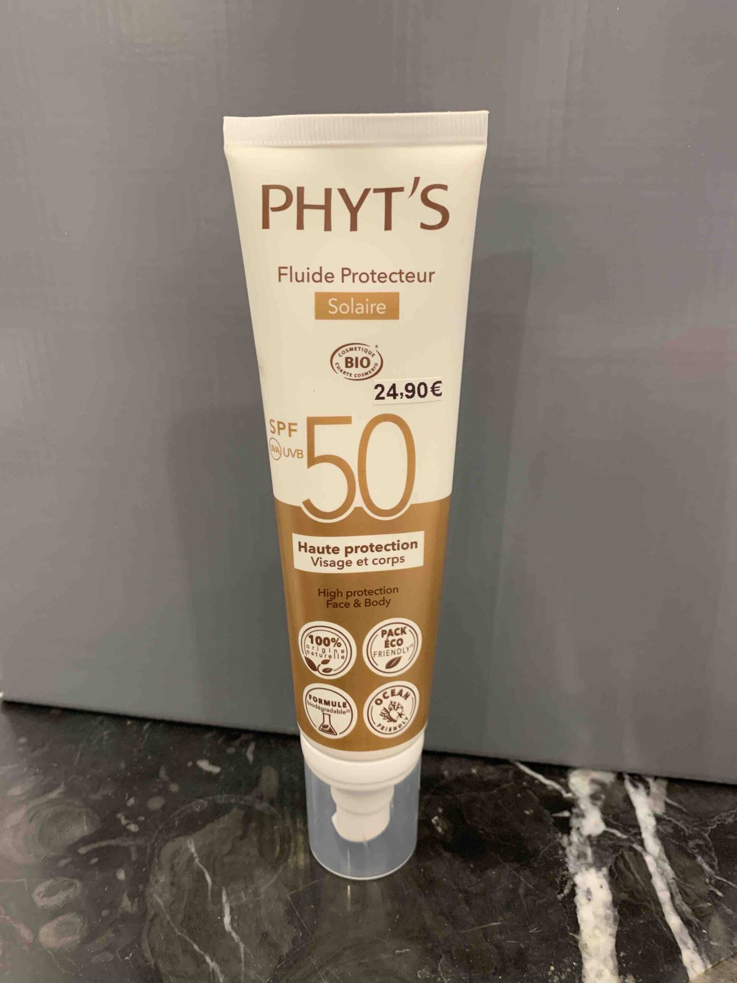 PHYT'S - Fluide Protecteur Solaire SPF 50