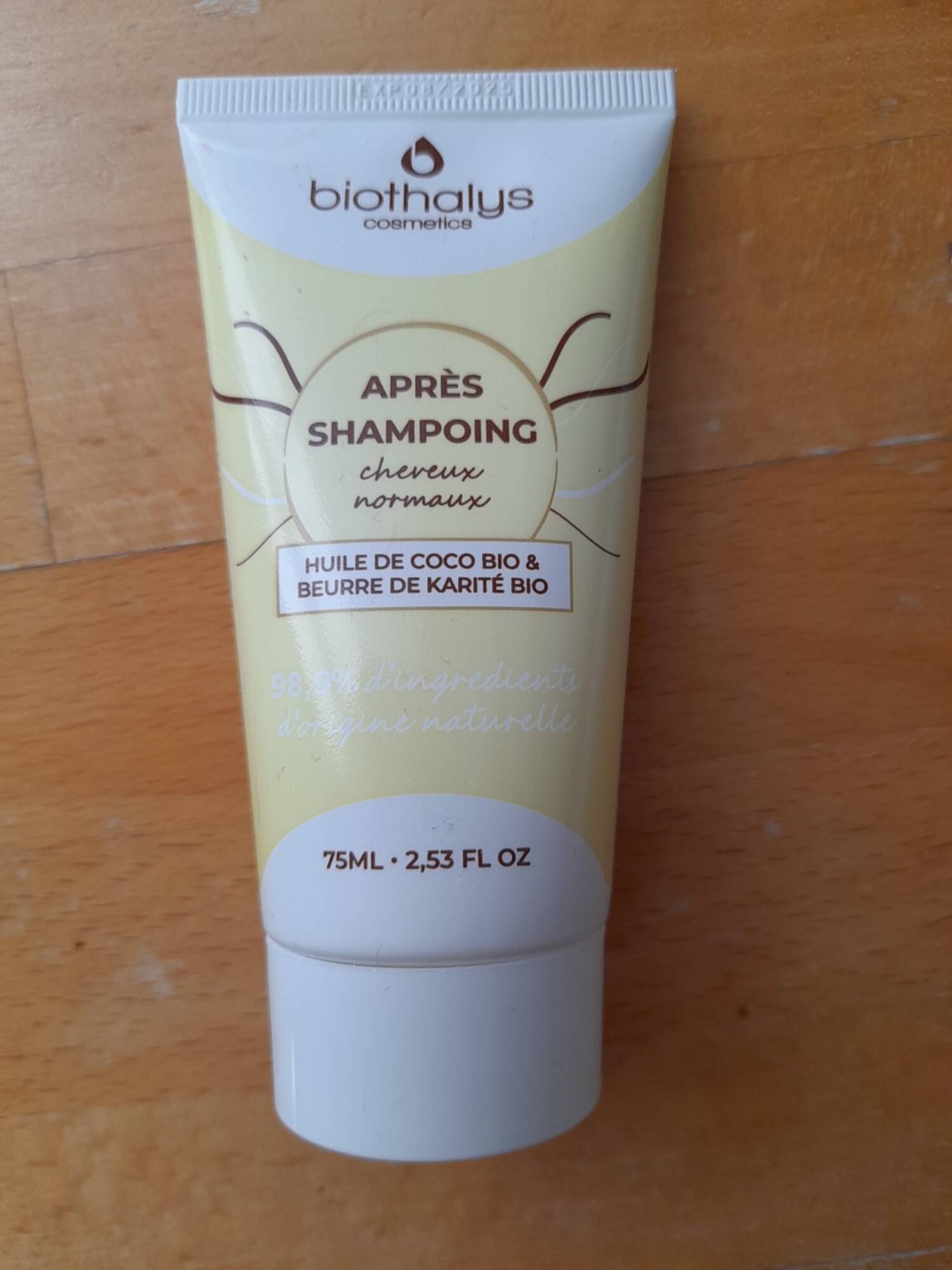 BIOTHALYS - Huile de coco bio & beurre de karité bio - Après shampooing 