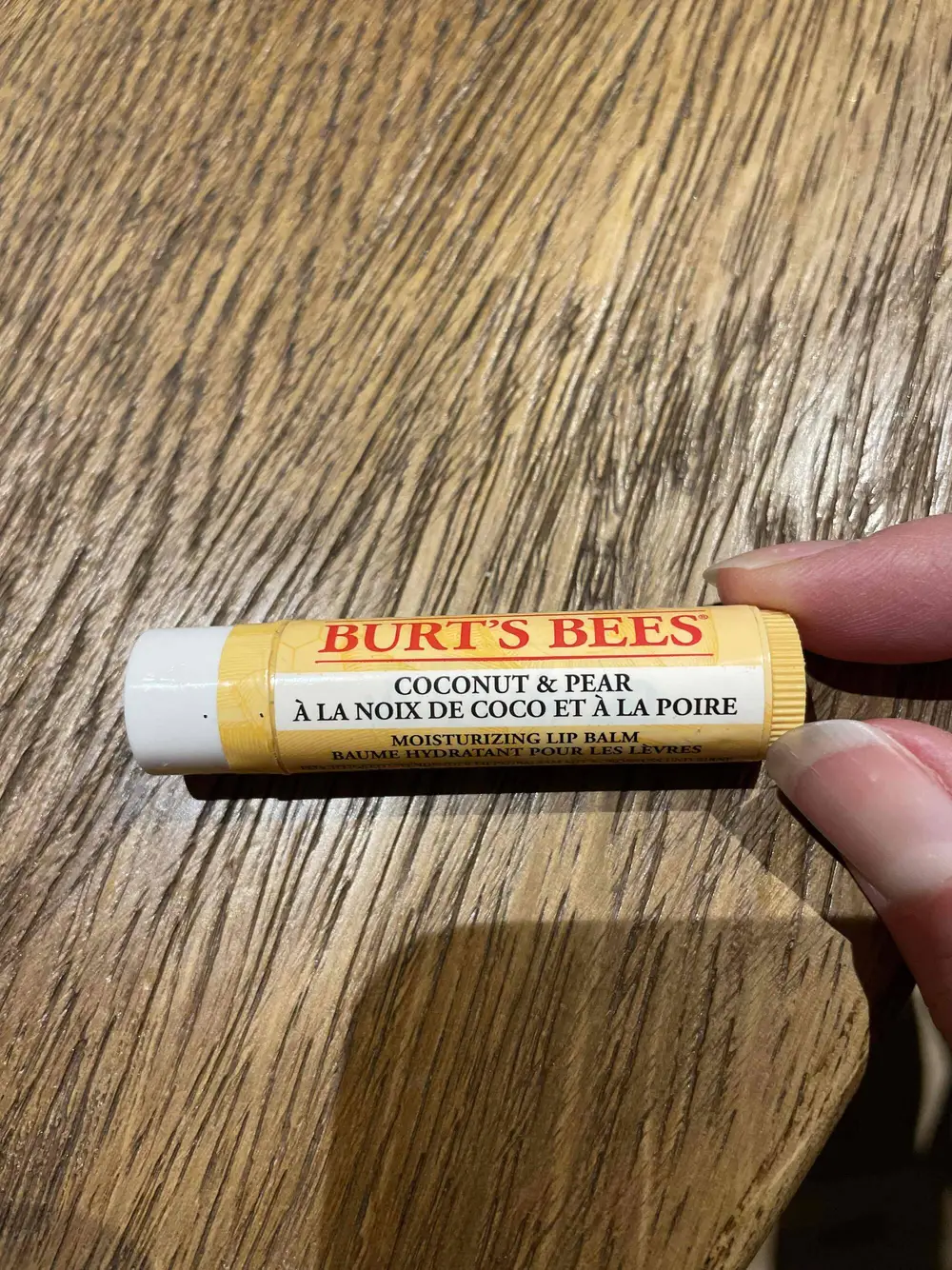 BURT'S BEES - Coconut & Pear - Baume hydratant pour les lèvre